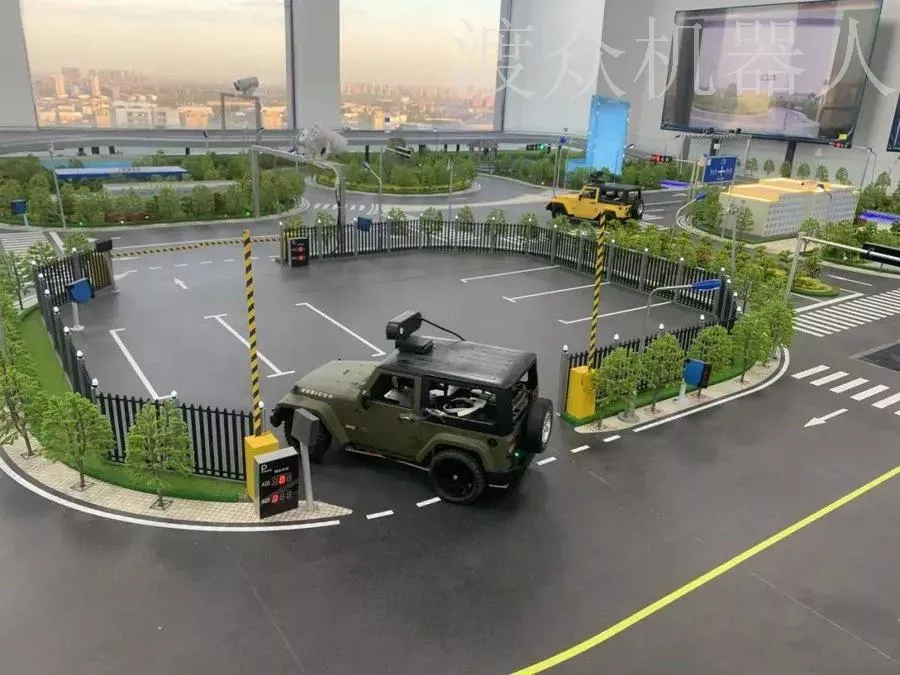 智能网联车路协同教学科研沙盘案例